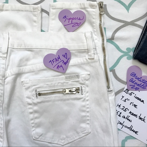 💙👖GORGEOUS! 7FAM ZIPPER ANKLE👖💙26 1/2 28.5” - Picture 3 of 16